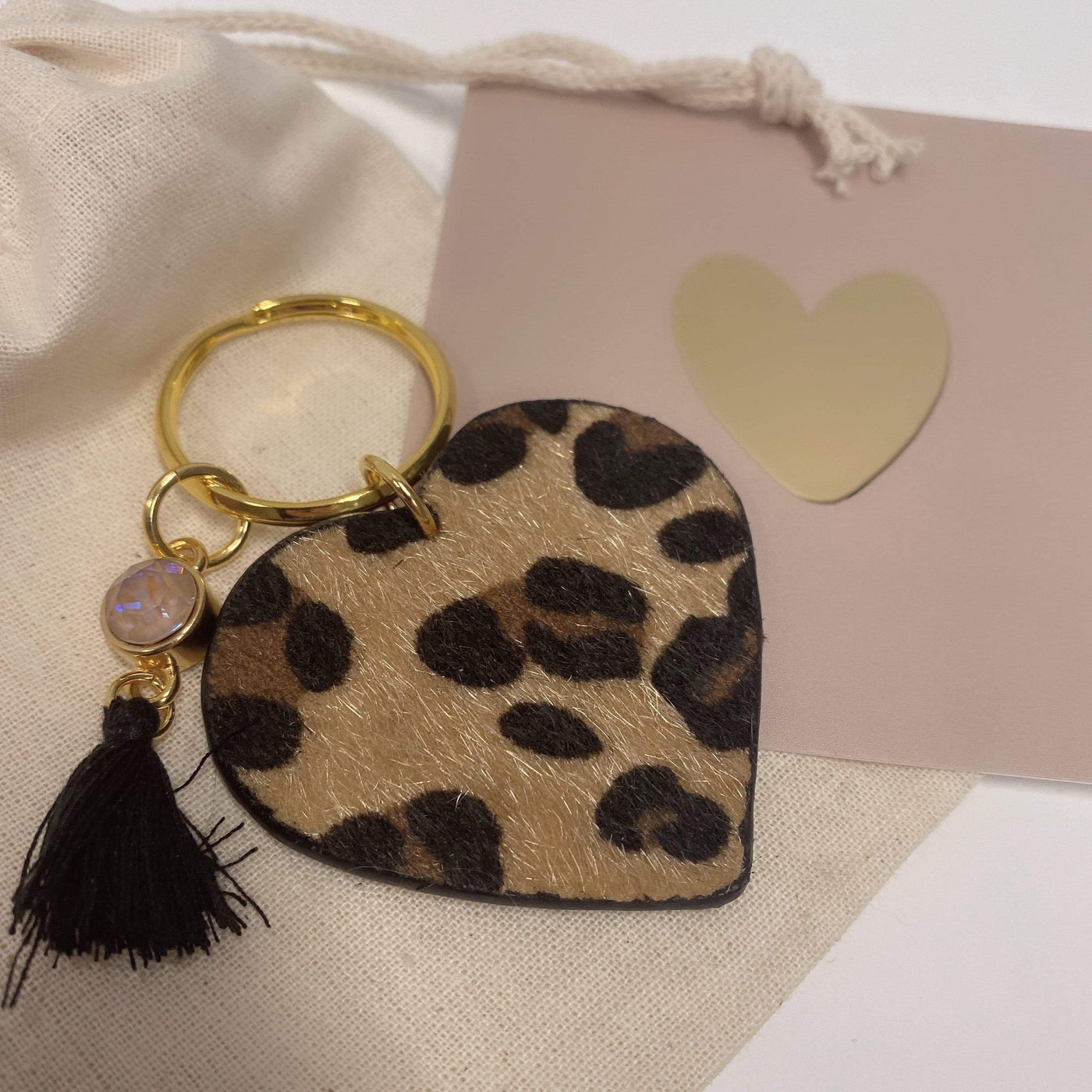 Label2X Minigift Minigift sleutelhanger leopard