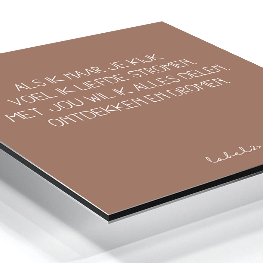 Label2X Minigift Minigift tegeltje als ik naar je kijk MGT-036 woonaccessoires homedecoratie