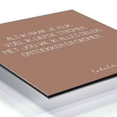 Label2X Minigift Minigift tegeltje als ik naar je kijk MGT-036 woonaccessoires homedecoratie