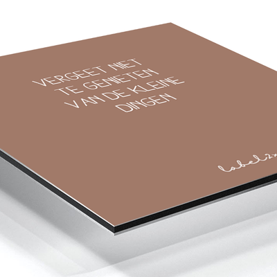 Label2X Minigift Minigift vergeet niet woonaccessoires homedecoratie