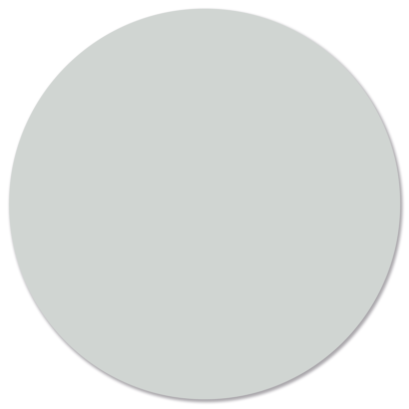 Label2X Muurcirkel Muurcirkel effen pale green