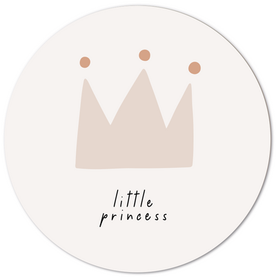 Label2X Muurcirkel kids Muurcirkel kids little princess woonaccessoires homedecoratie