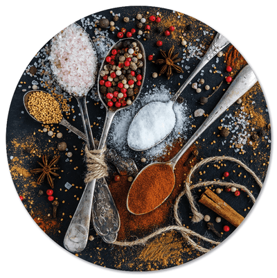 Label2X Muurcirkel Muurcirkel spices