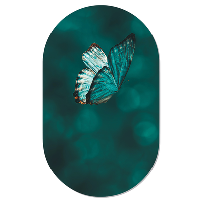 Label2X Muurovaal Muurovaal butterfly woonaccessoires homedecoratie