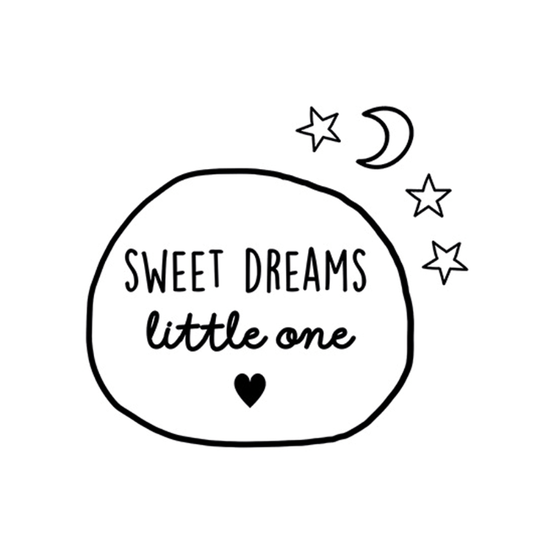 Label2X Muurstickers Muursticker sweet dreams little one