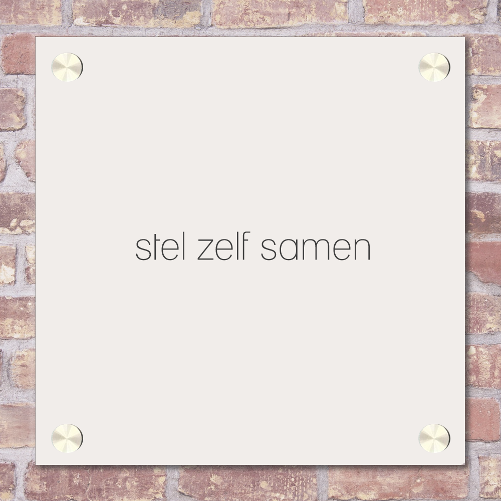 Label2X Lumise base Naambord rond test woonaccessoires homedecoratie