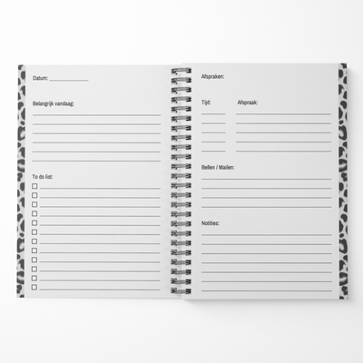Label2X Planner Planner things to do leopard