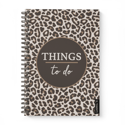 Label2X Planner Planner things to do leopard