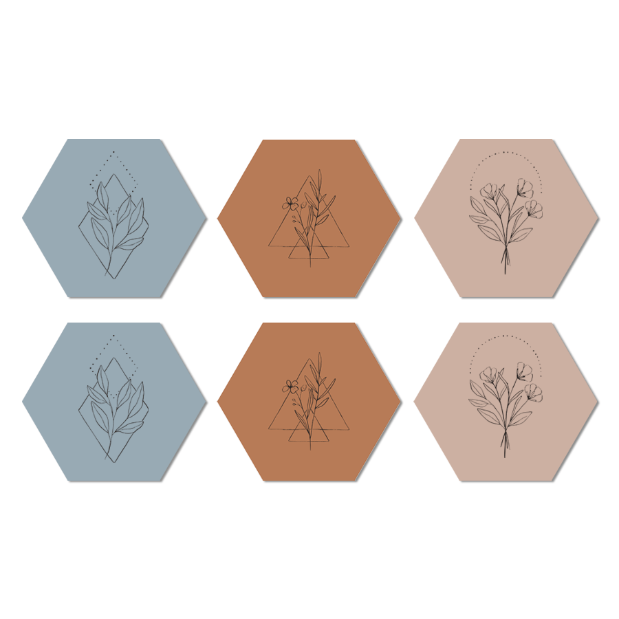 Label2X Onderzetters Onderzetters minimalistic