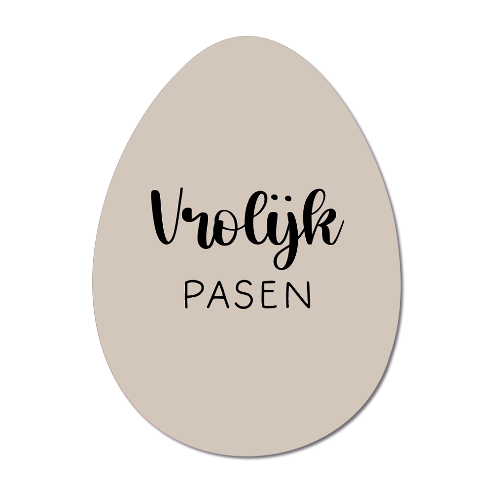 Label2X Paasei decoratie vrolijk pasen woonaccessoires homedecoratie