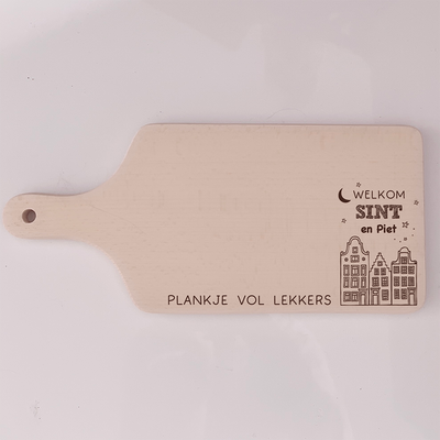 Label2X Sinterklaas Plankje vol lekkers sinterklaas 6090345796786 HT-001 woonaccessoires homedecoratie