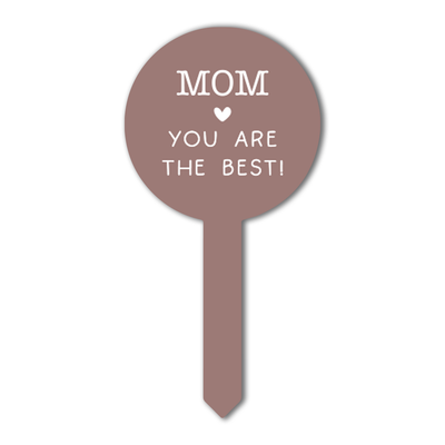 Label2X Plantenprikkertje mom you are the best woonaccessoires homedecoratie