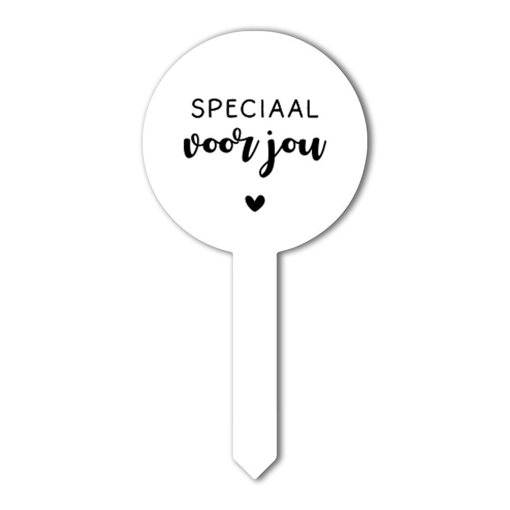 Label2X Plantenprikkertje speciaal voor jou woonaccessoires homedecoratie