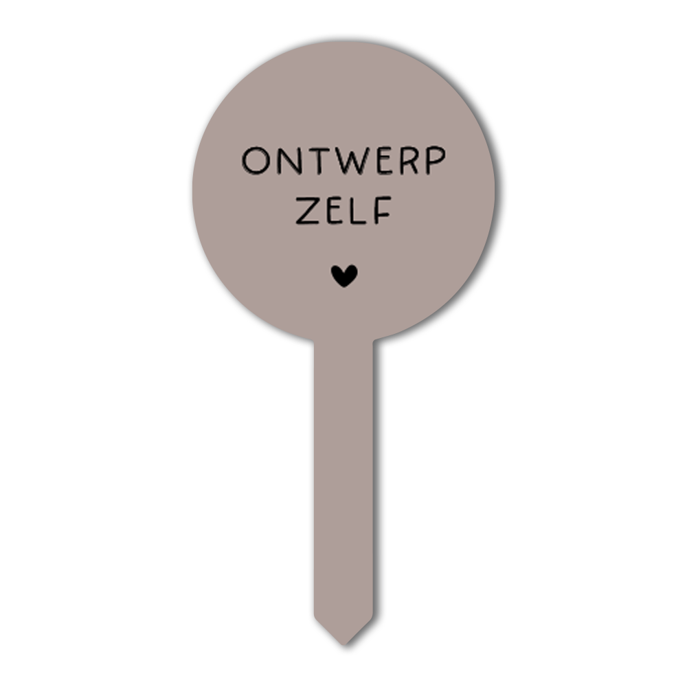 Label2X Plantenprikkertje zelf ontwerpen woonaccessoires homedecoratie