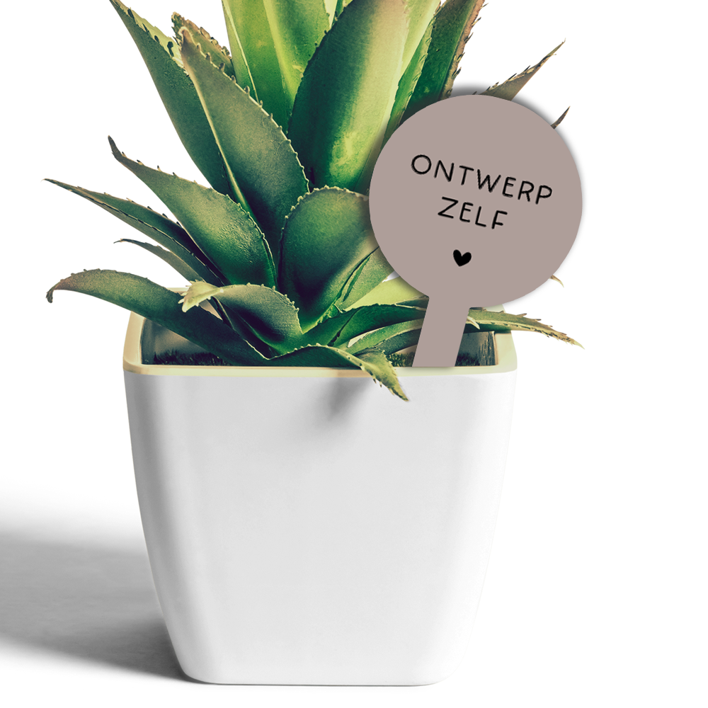 Label2X Plantenprikkertje zelf ontwerpen woonaccessoires homedecoratie