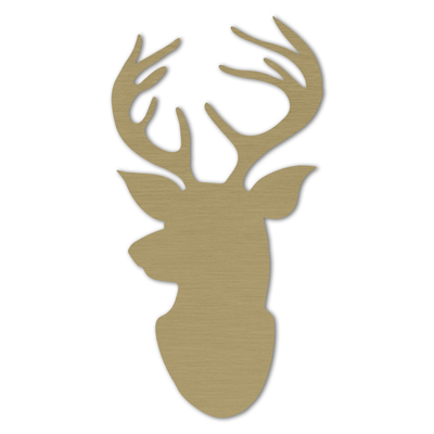 Label2X SintKerst Rendier contour goud
