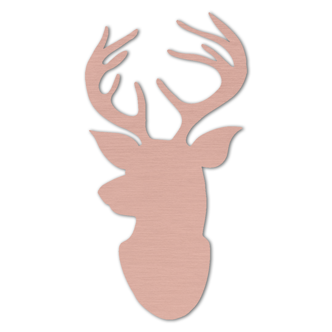 Label2X SintKerst Rendier contour Rose-goud