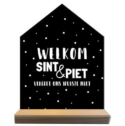 Label2X Sintkerst Sinthuisje welkom