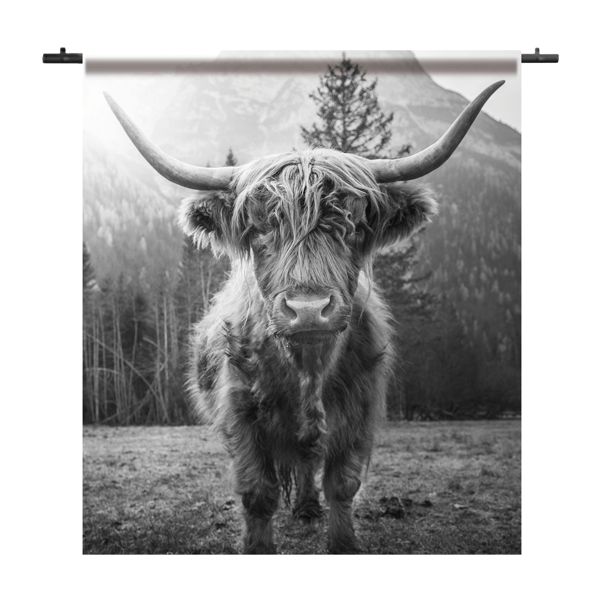 Label2X Wandkleed Wandkleed highlander zw