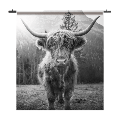 Label2X Wandkleed Wandkleed highlander zw