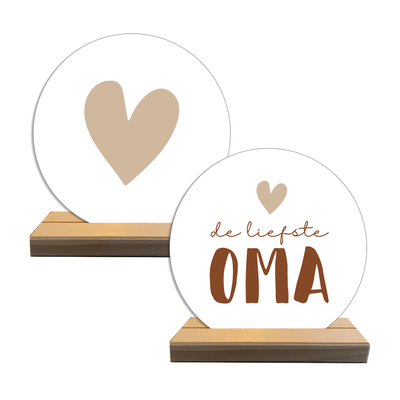 Label2X Wensmomentjes Wensmomentje de liefste oma / hart