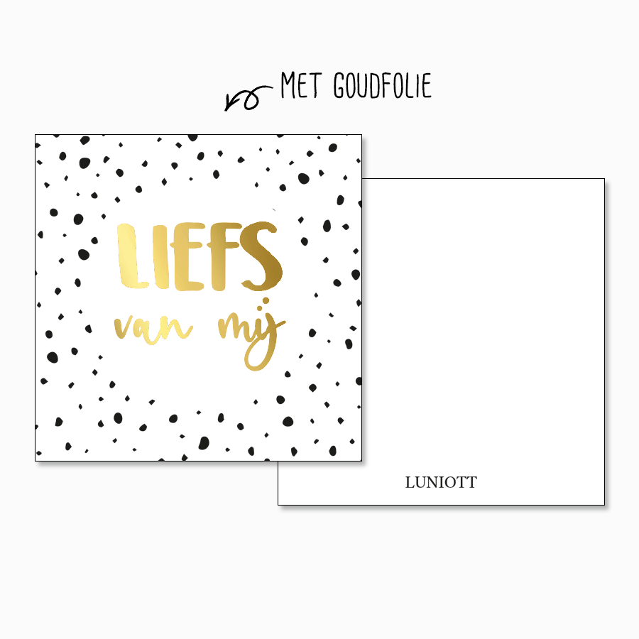 Luniott kaarten Bundel 5 minikaartjes liefs van mij KMB-021 woonaccessoires homedecoratie