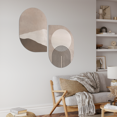 ScandiArt ScandiArt bloemen ScandiArt abstract bogen set woonaccessoires homedecoratie