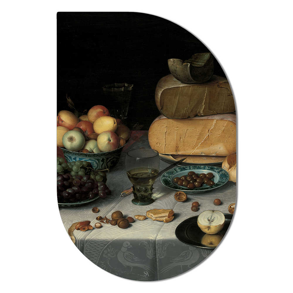 ScandiArt ScandiArt ScandiArt Stilleven met kazen, Floris Claesz. van Dijck woonaccessoires homedecoratie